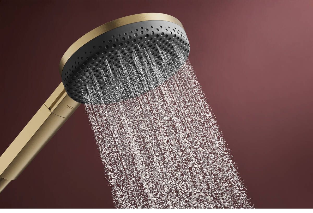 Hansgrohe Raindance Alive Select S, EcoSmart, Sada so sprchovým držiakom, 3jet, kartáčovaný bronz 24611140 - galéria #1