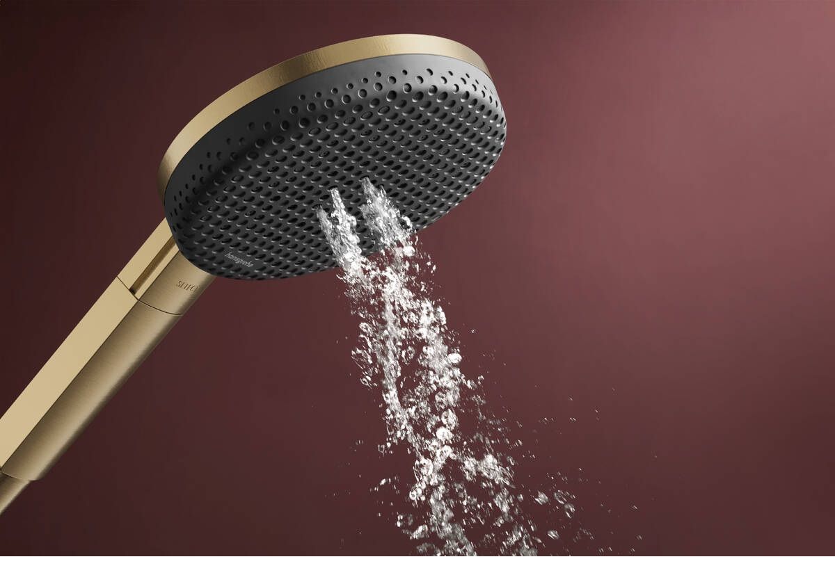 Hansgrohe Raindance Alive Select S, EcoSmart, Sada so sprchovým držiakom, 3jet, kartáčovaný bronz 24611140 - galéria #3