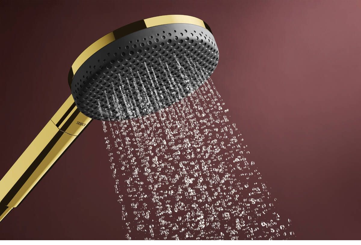 Hansgrohe Raindance Alive Select S, EcoSmart, Sada so sprchovým držiakom, 3jet, zlatá lesklá 24611990 - galéria #2