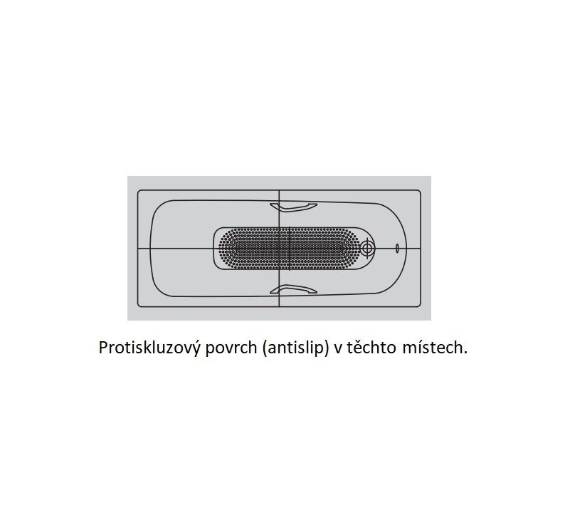 Kaldewei Saniform Plus Vaňa 170x70 cm, protišmyková, biela 111834010001 - galéria #2