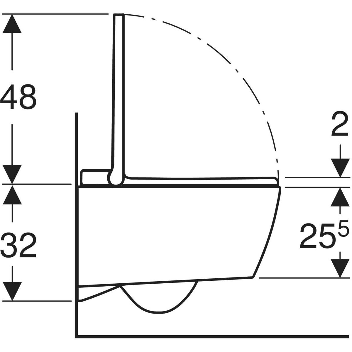 Geberit Aquaclean Sela Sprchovací WC závěsné, bílá mat/kryt matný 146.220.JT.1 - galéria #3