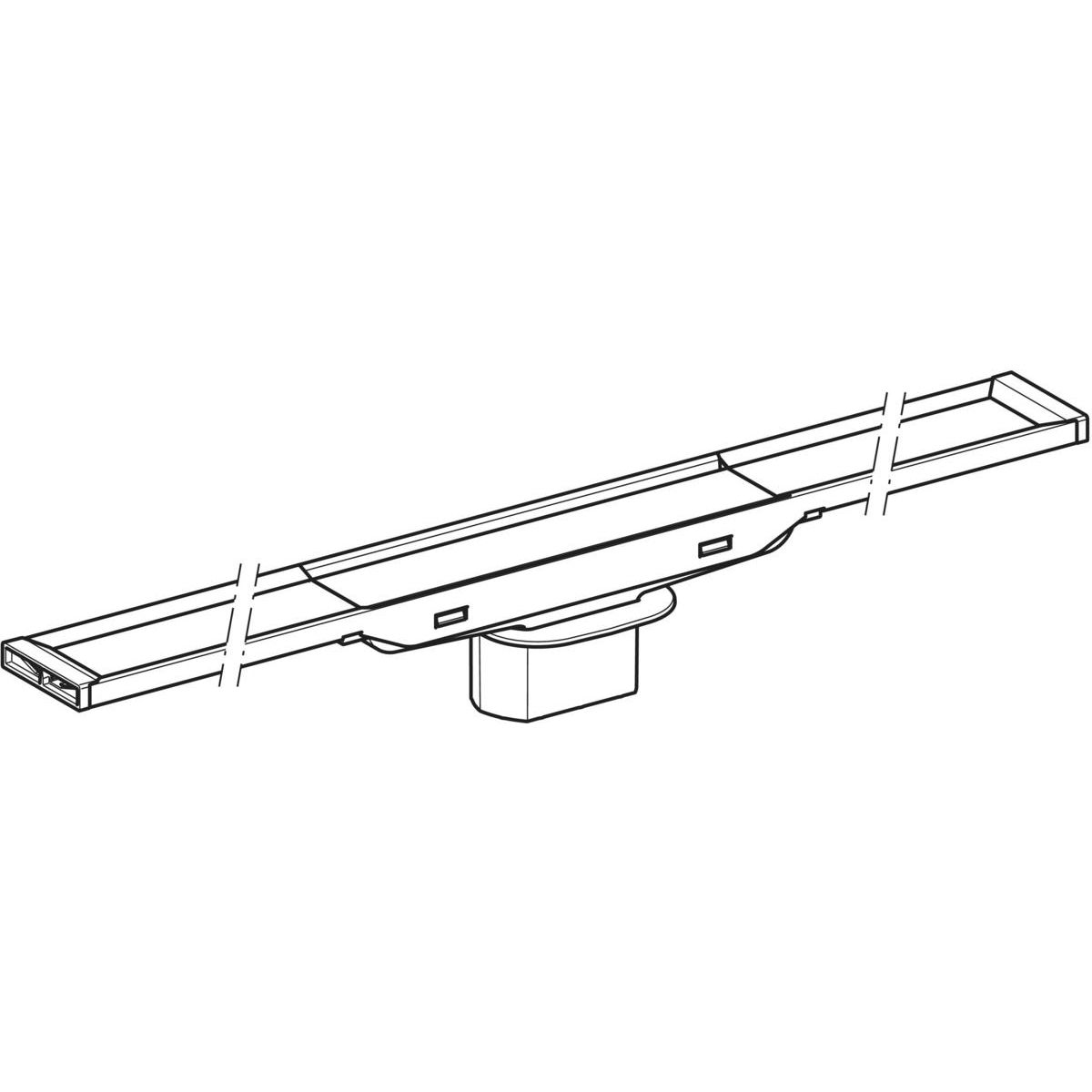 Geberit CleanLine Sprchový kanál 30-130 cm, nerezová oceľ 154.451.KS.1 - galéria #1