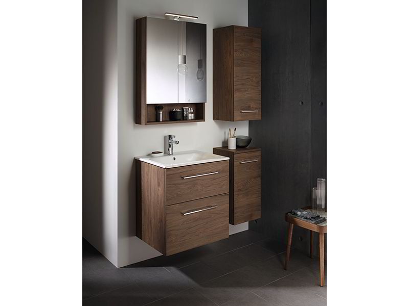 Geberit Selnova Square Bočná skrinka na umývadlo, hnedá 501.274.00.1 - galéria #2