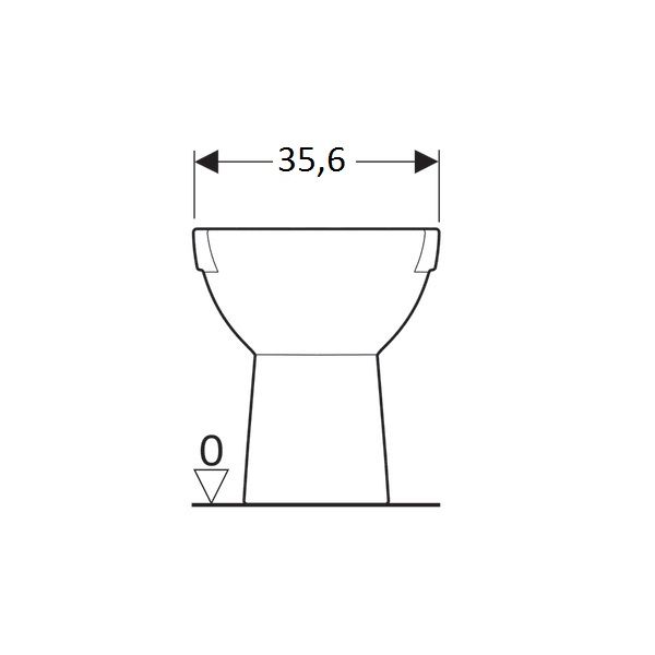 Geberit Selnova WC misa, 500.151.01.1 - galéria #2