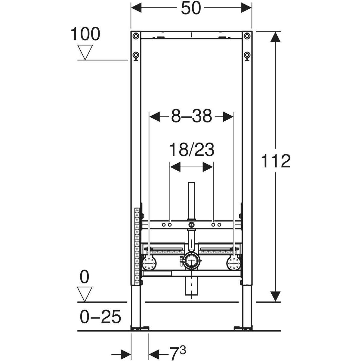 Geberit Duofix modul pre bidet do ľahkej steny 111.510.00.2 - galéria #1