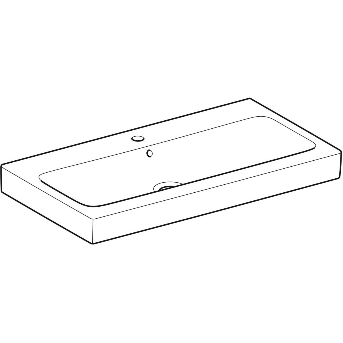 Geberit iCon Umyvadlo 90 cm, KeraTect, 124090600 - galéria #4