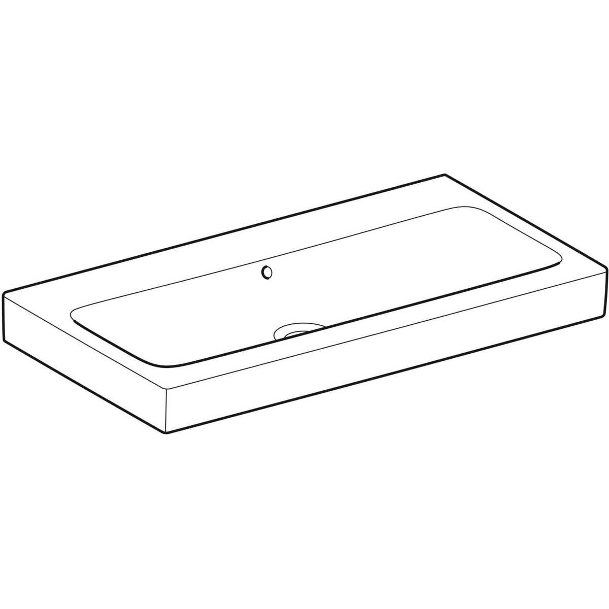 Geberit iCon Umyvadlo 90 cm, KeraTect, 124093600 - galéria #4