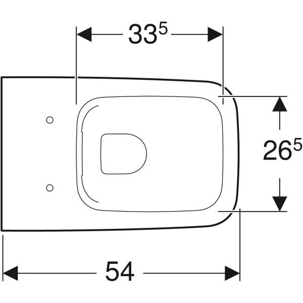 Geberit iCon Square Rimfree, 201950000 - galéria #2
