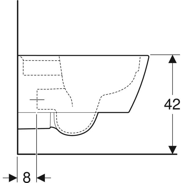 Geberit iCon Square Rimfree, 201950000 - galéria #3