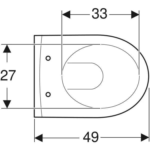 Geberit iCon Závěsné WC KeraTect, 204030600 - galéria #2