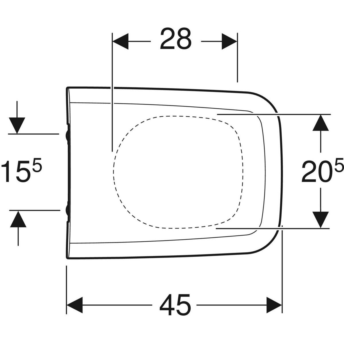 Geberit iCon Square WC sedátko SoftClose, 571910000 - galéria #3