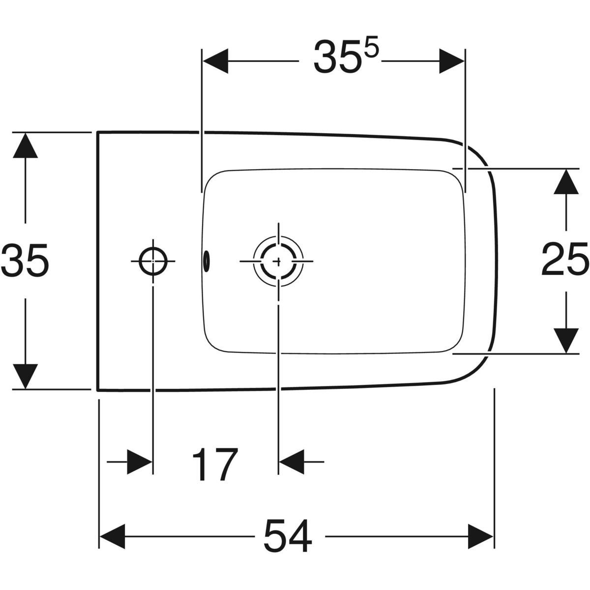 Geberit iCon Square Závěsný bidet, KeraTect, 231910600 - galéria #3