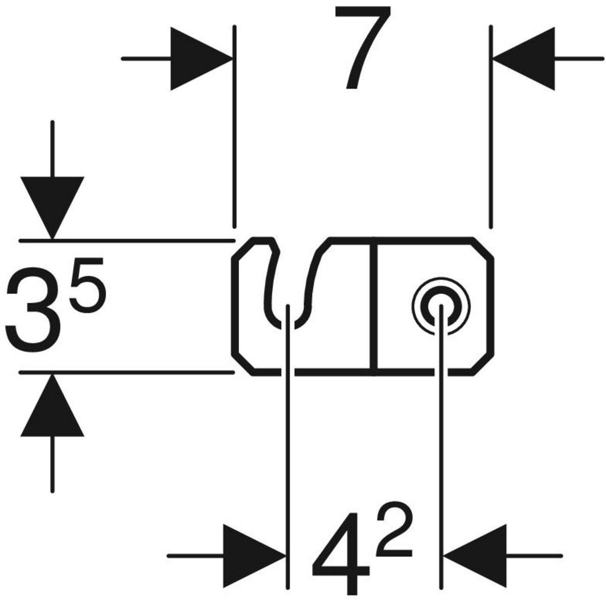 Geberit Duofix Montážna sada, pre moduly s nádržou Sigma 8 cm, 2 ks 111.013.00.1 - galéria #2