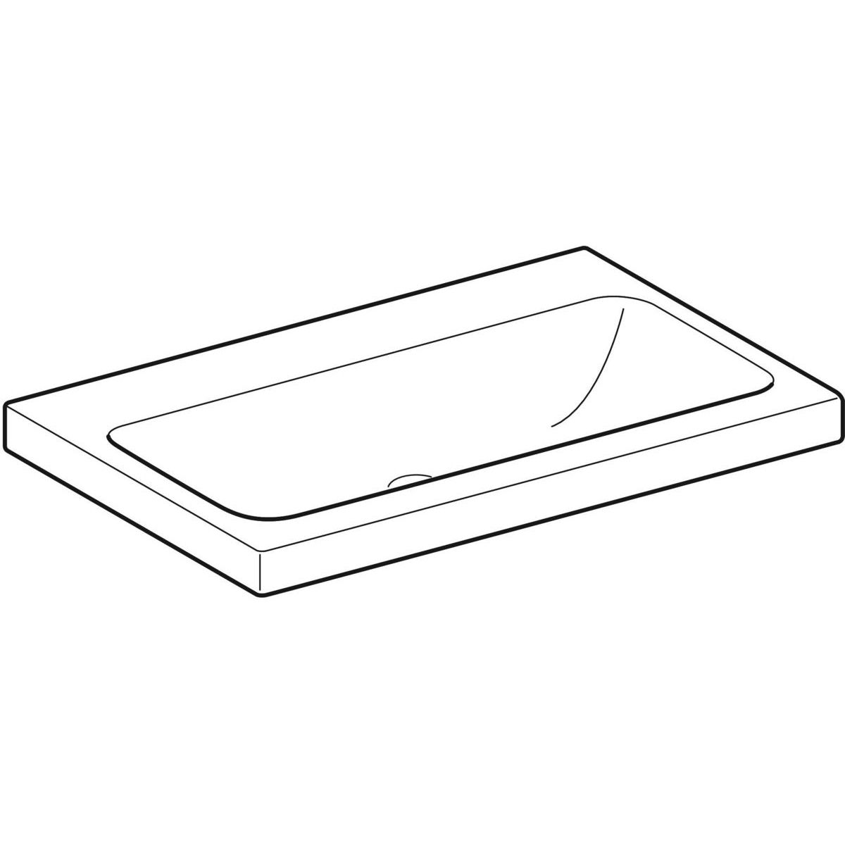 Geberit iCon Light Umyvadlo 75 cm, 501.835.00.7 - galéria #4
