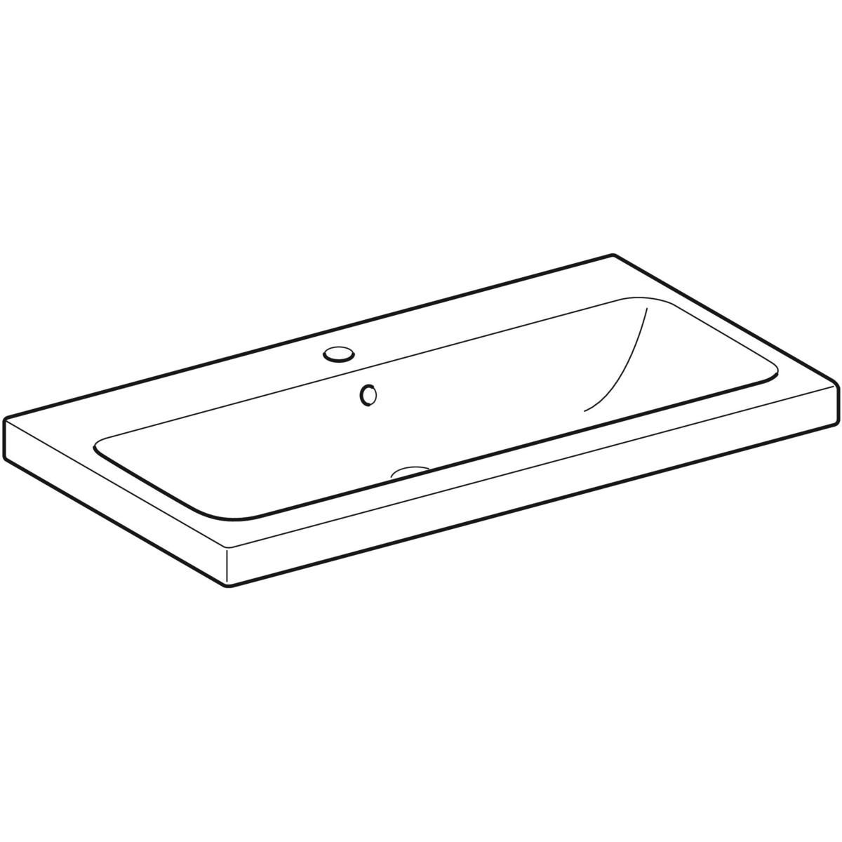 Geberit iCon Light Umyvadlo 90 cm, 501.836.00.1 - galéria #4