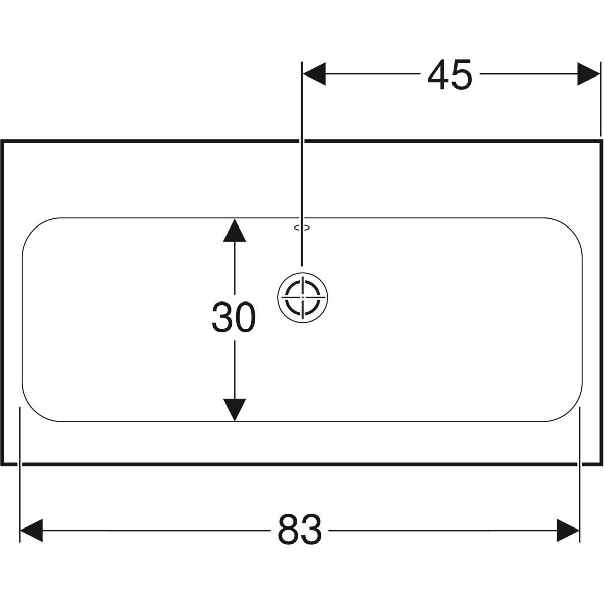 Geberit iCon Light Umyvadlo 90 cm, 501.836.00.3 - galéria #1