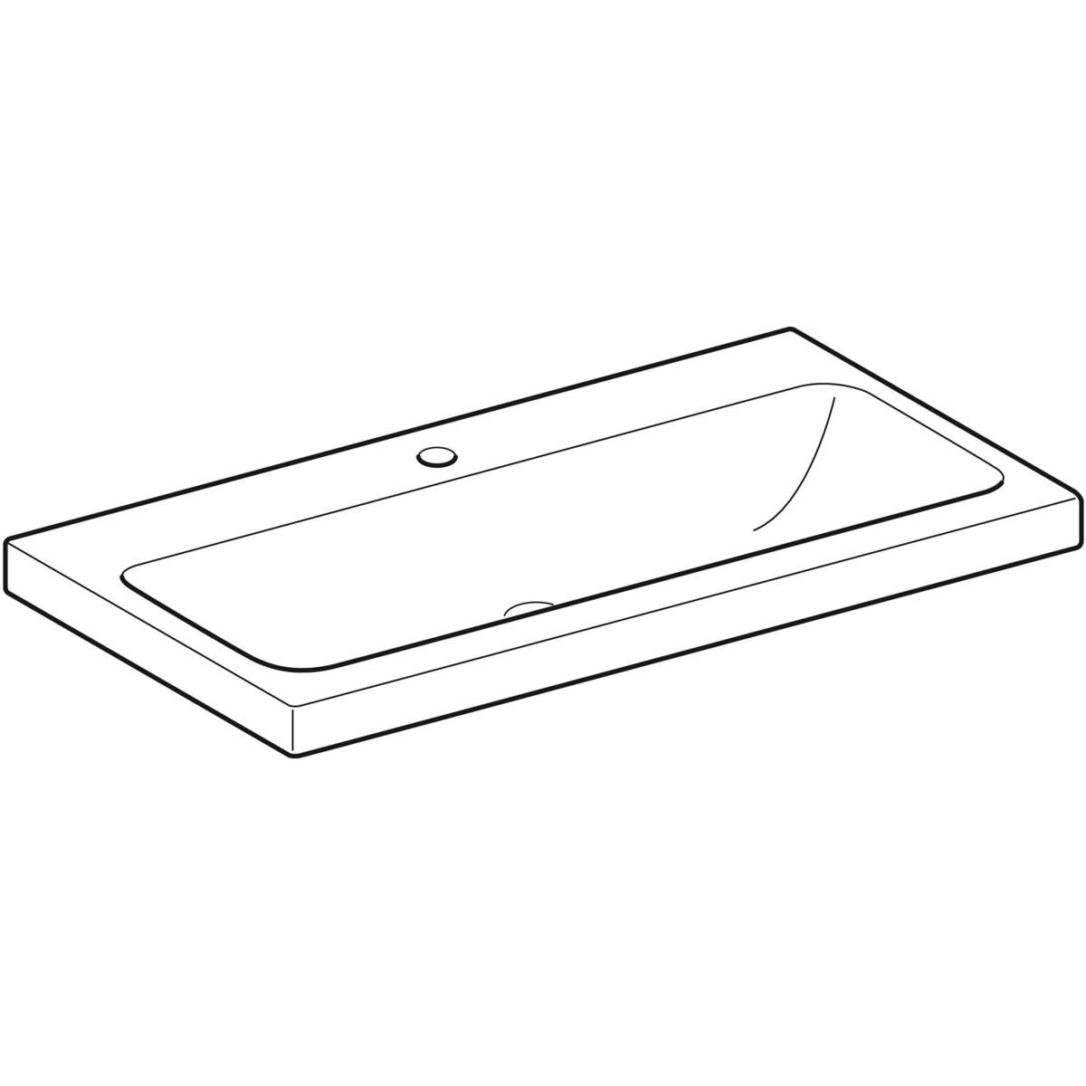 Geberit iCon Light Umyvadlo 90 cm, KeraTect, 501.836.00.6 - galéria #4