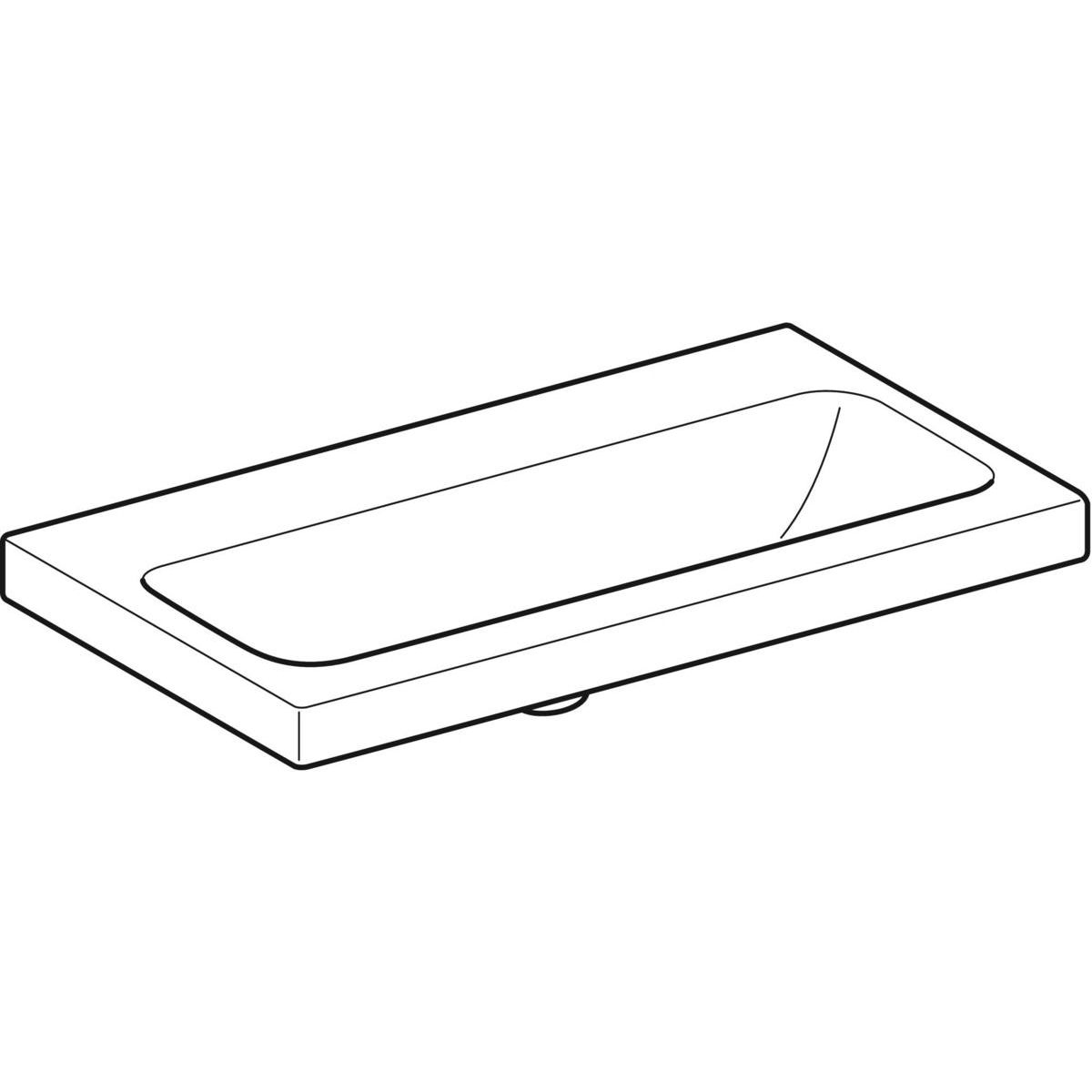 Geberit iCon Light Umyvadlo zkrácené vyložení, 75 cm, 501.842.00.7 - galéria #4