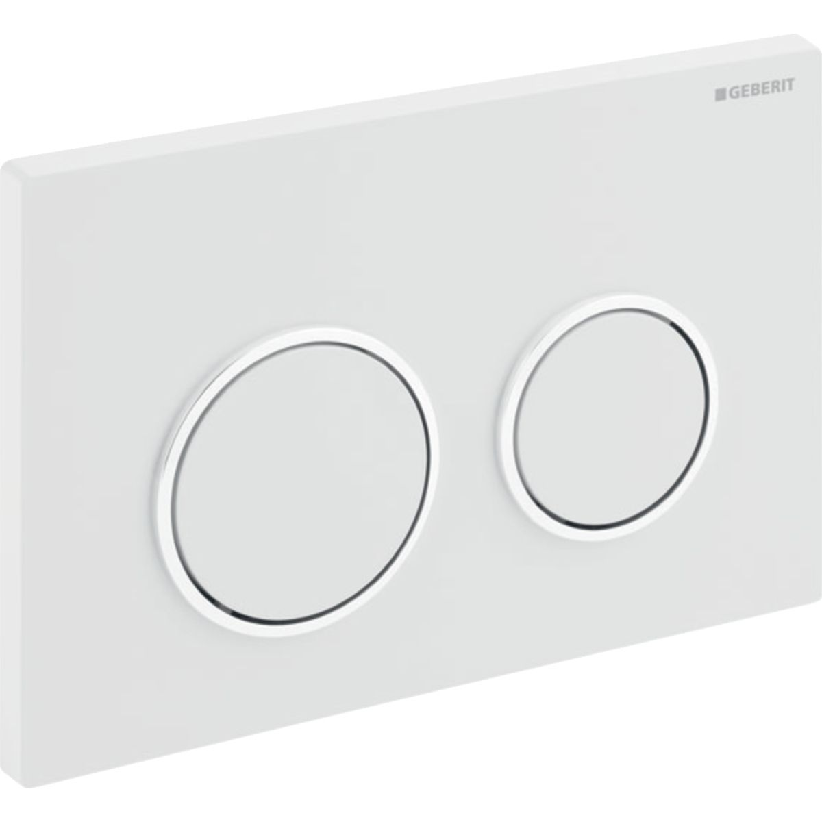 Geberit Omega20 Ovládacie tlačidlo, biele matné 115.085.01.1 - galéria #1