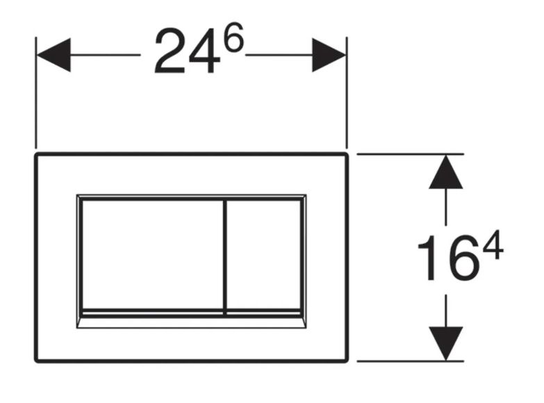 Geberit Set modulu do sadrokartónu, WC Urban a tlačidlá, biela/chróm KBE033 - galéria #12