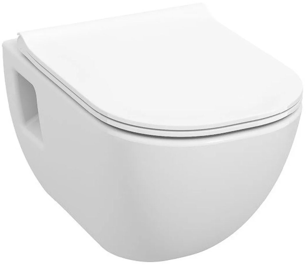 Geberit Set modulu na zamurovanie, tlačidlá a závesne WC Diana New s WC doskou, čierna lesklá KBE066 - galéria #3