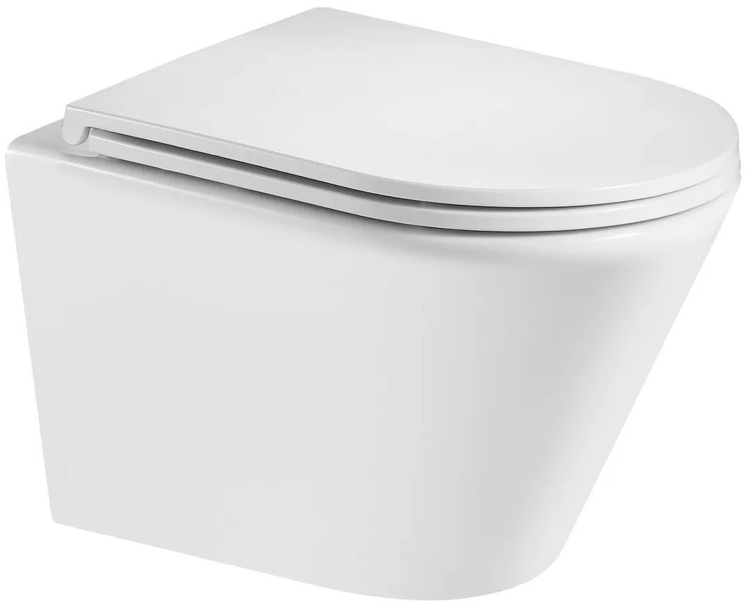 Geberit Set modulu na zamurovanie, tlačidlá a závesne WC Spinex s WC doskou, čierna matná/čierna lesklá KBE097 - galéria #3