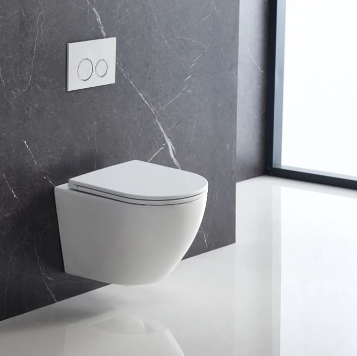 Geberit Set modulu do sádrokartonu, WC Urban a tlačítka, černá mat KBE148 - galéria #4