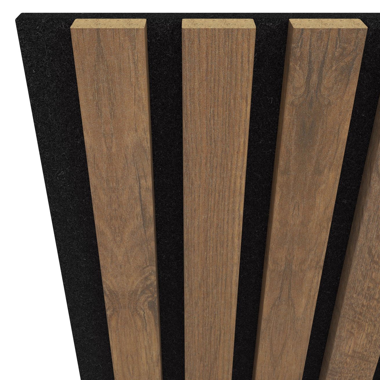 EBS Akustický panel Oak tobacco 28,5x275 cm lamely na plsti - galéria #1