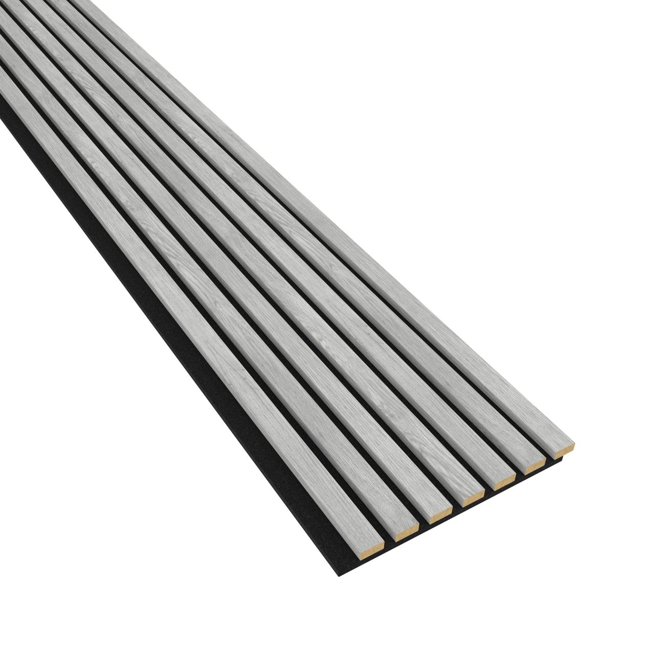 EBS Akustický panel Oak light grey 28,5x275 cm lamely na plsti - galéria #4