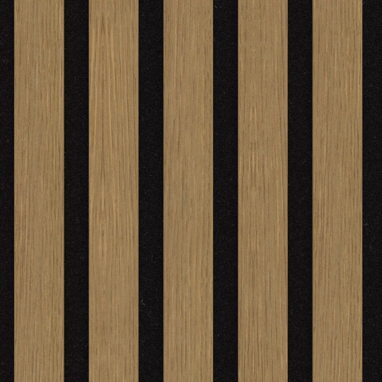 EBS Akustický panel Oak dark brown 28,5x275 cm lamely na plsti - galéria #2