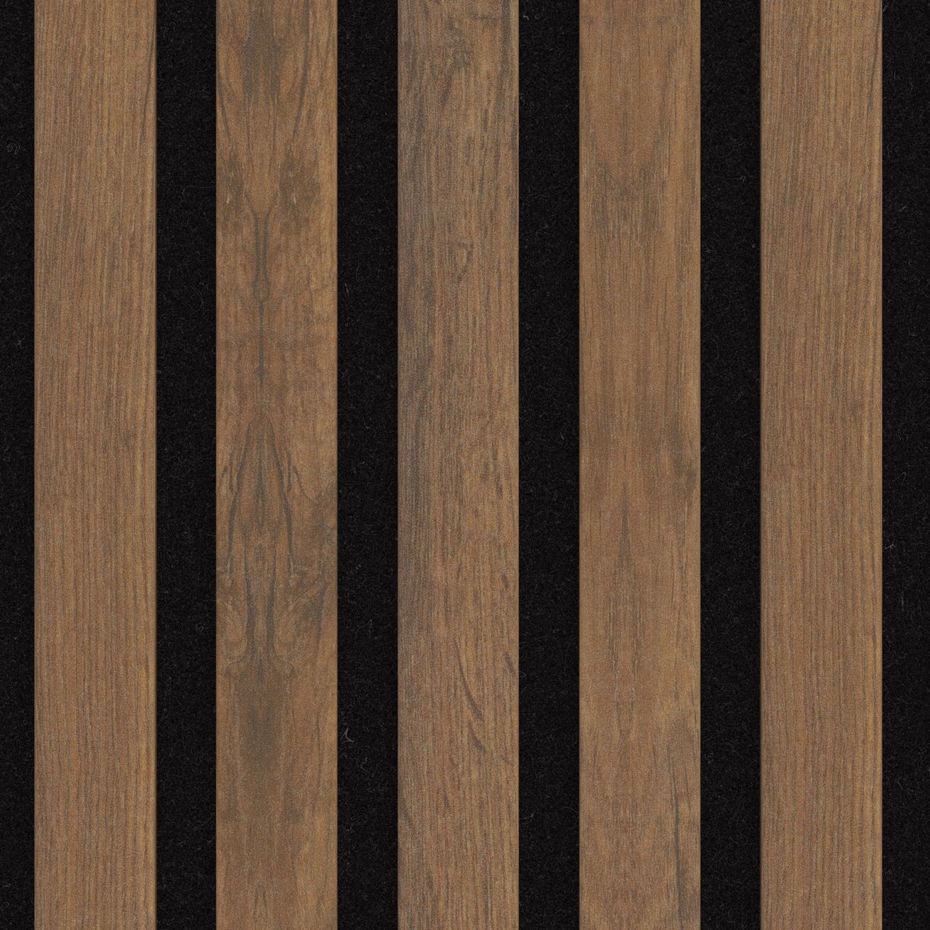 EBS Akustický panel Oak tobacco 60,4x275 cm lamely na plsti - galéria #2