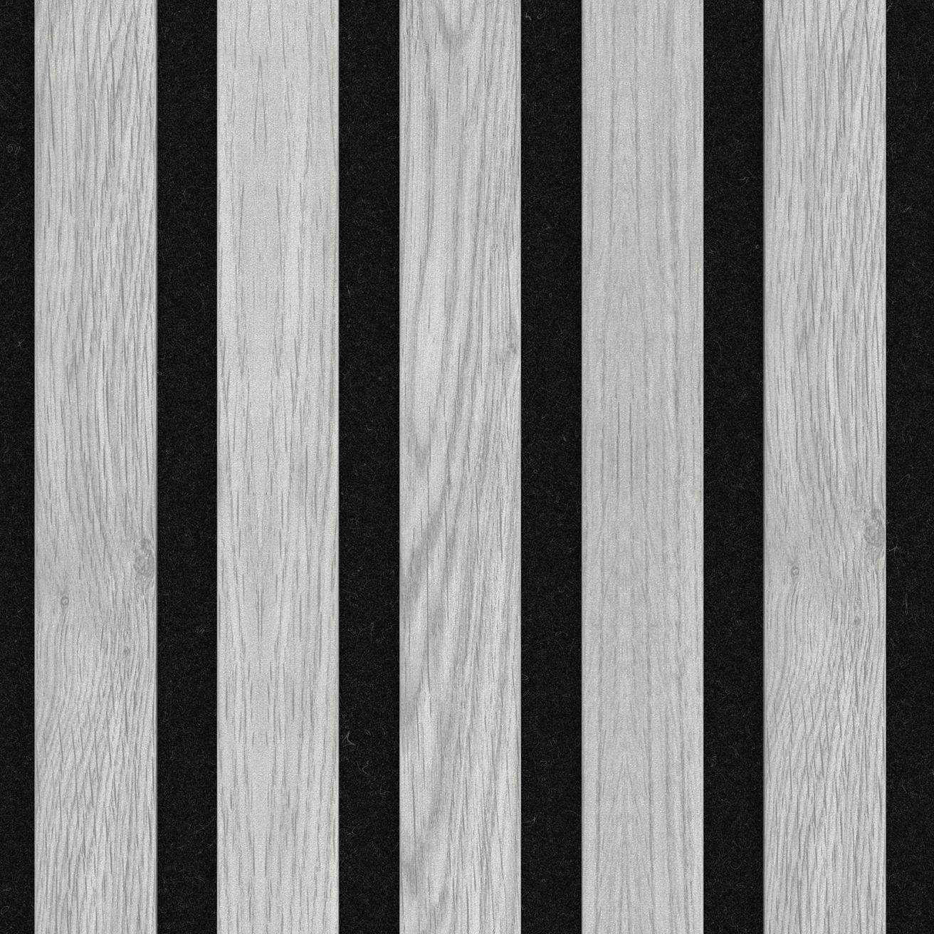 EBS Akustický panel Oak light grey 60,4x275 cm lamely na plsti - galéria #2