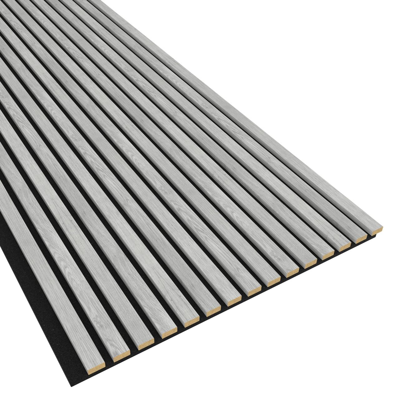 EBS Akustický panel Oak light grey 60,4x275 cm lamely na plsti - galéria #3