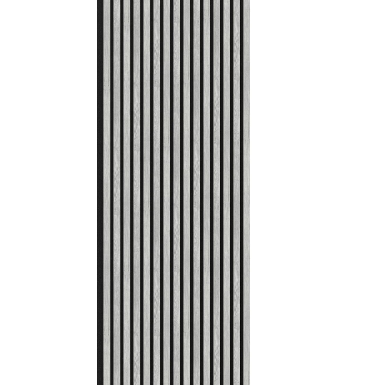 EBS Akustický panel Oak light grey 60,4x275 cm lamely na plsti - galéria #4