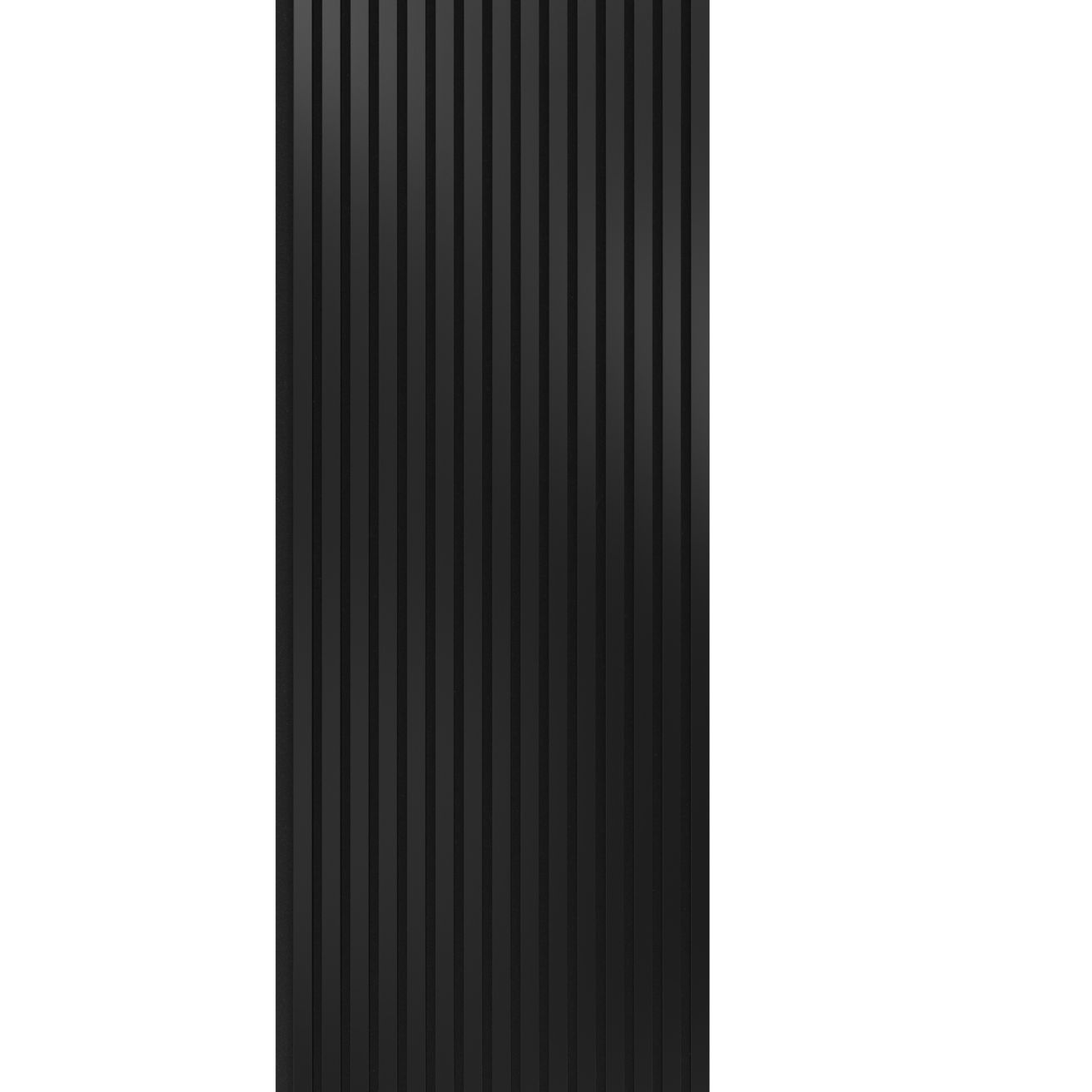 EBS Akustický panel čierny 60,4x275 cm lamely na plsti - galéria #4