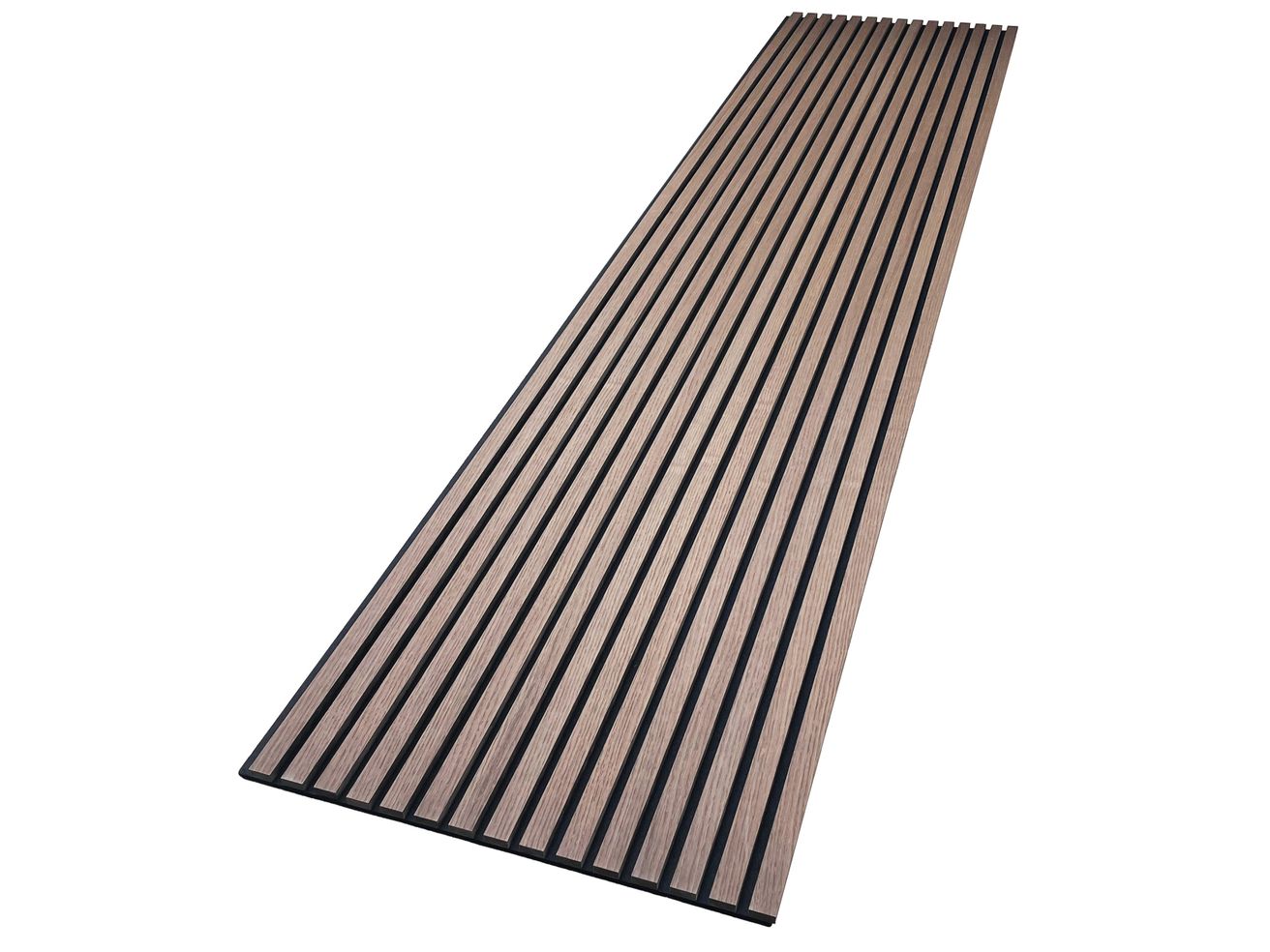 EBS Akustický panel Dubová tmavá dyha 60x270 cm lamely na plsti - galéria #5