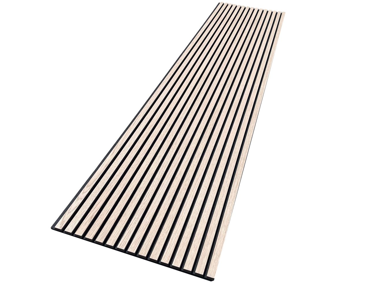 EBS Akustický panel Dubová zlatá dyha 60x270 cm lamely na plsti - galéria #5