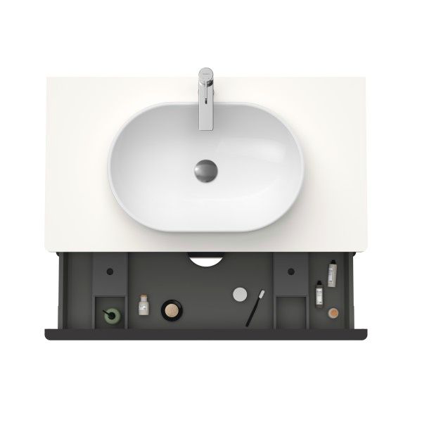 Duravit D-Neo Skrinka pod umývadlo 100 cm, vysoký lesk biela DE496802222 - galéria #1