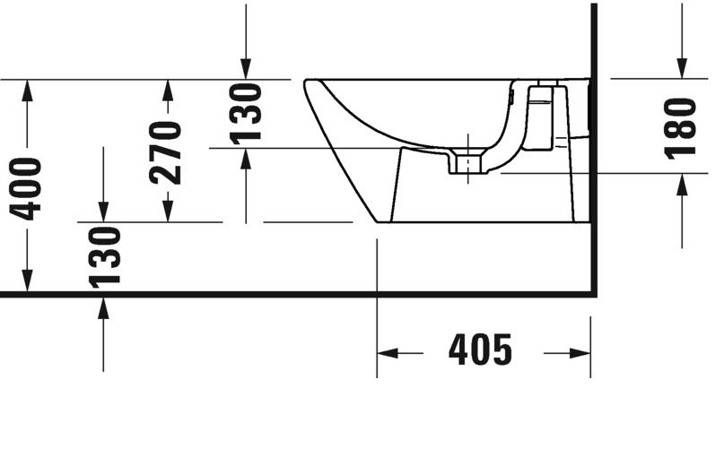 Duravit D-Neo Závesný bidet, biely 2295150000 - galéria #6