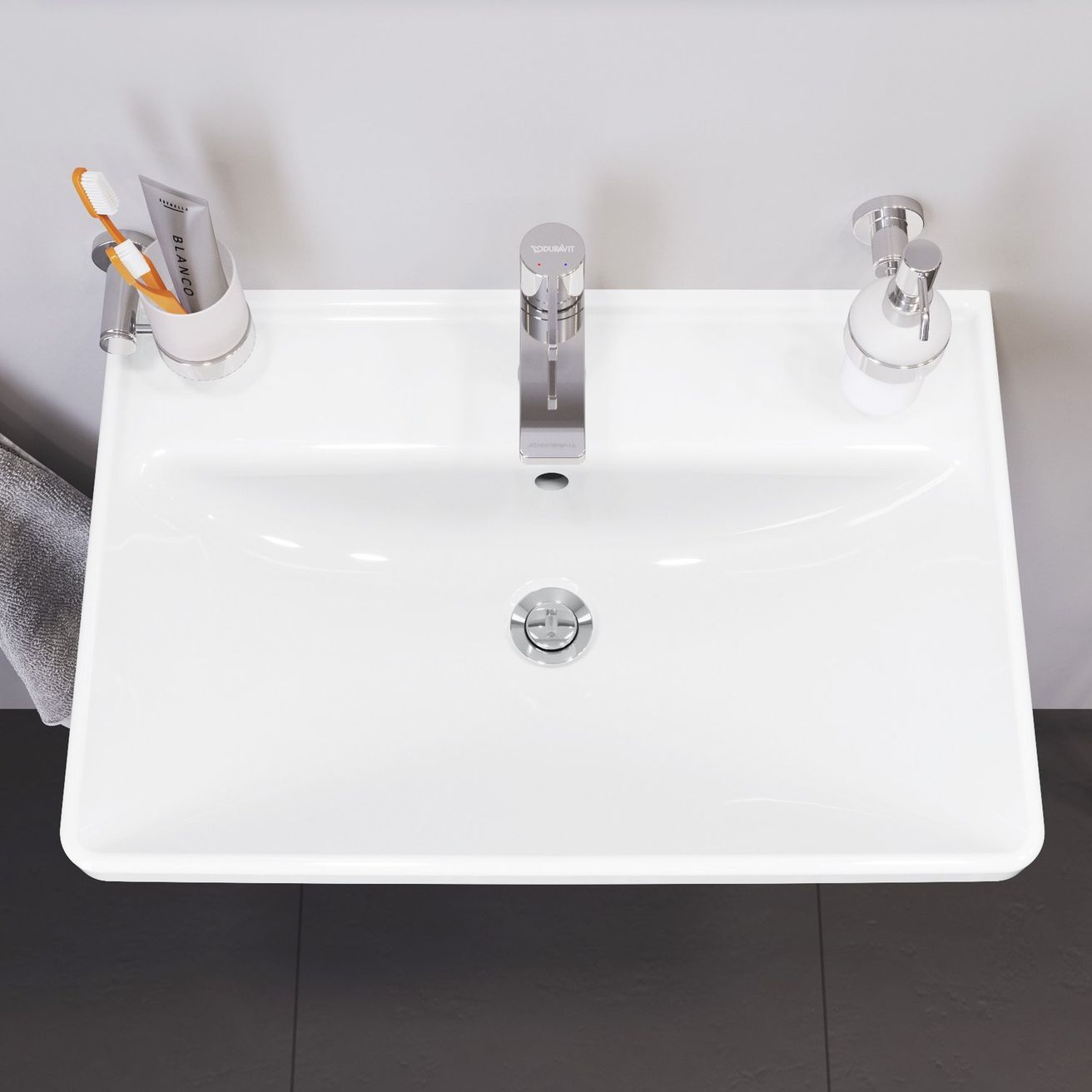 Duravit D-Neo umývadlo 65 cm, biele 2366650000 - galéria #3