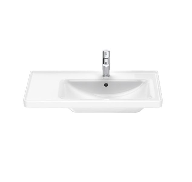 Duravit D-Neo Asymetrické umývadlo 80 cm, pravé, biele 2370800000 - galéria #1