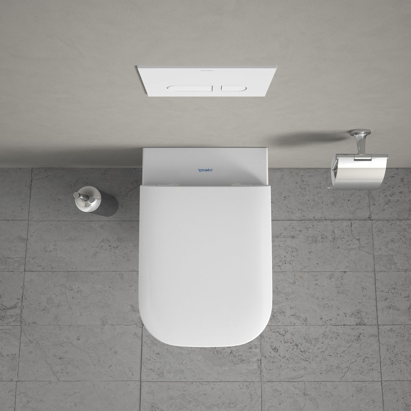 Duravit Happy D.2 Závesný WC, Rimless, HygieneGlaze, biely 2222092000 - galéria #11