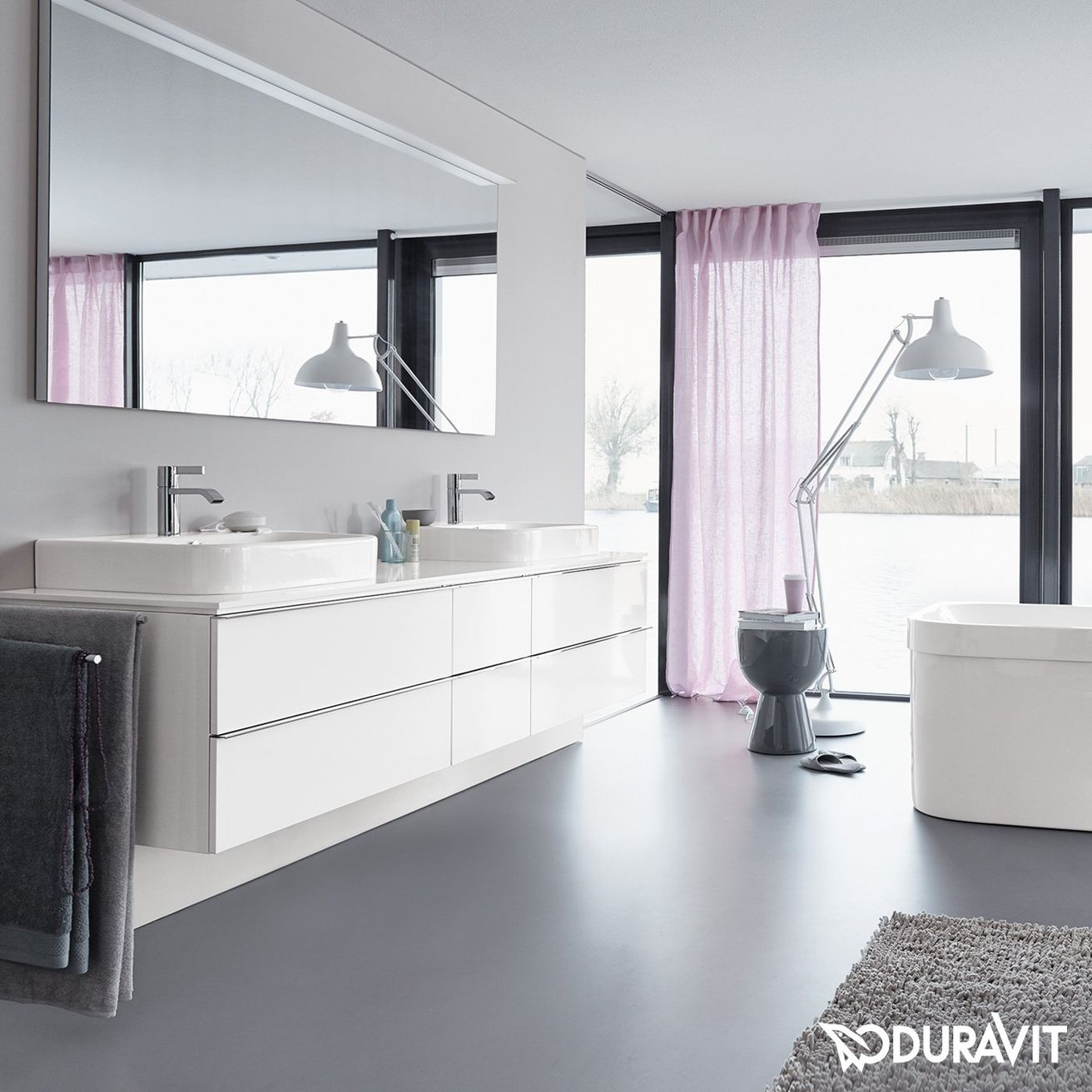 Duravit Happy D.2 Umývadlo 60 cm, WonderGliss 23156000001 - galéria #2
