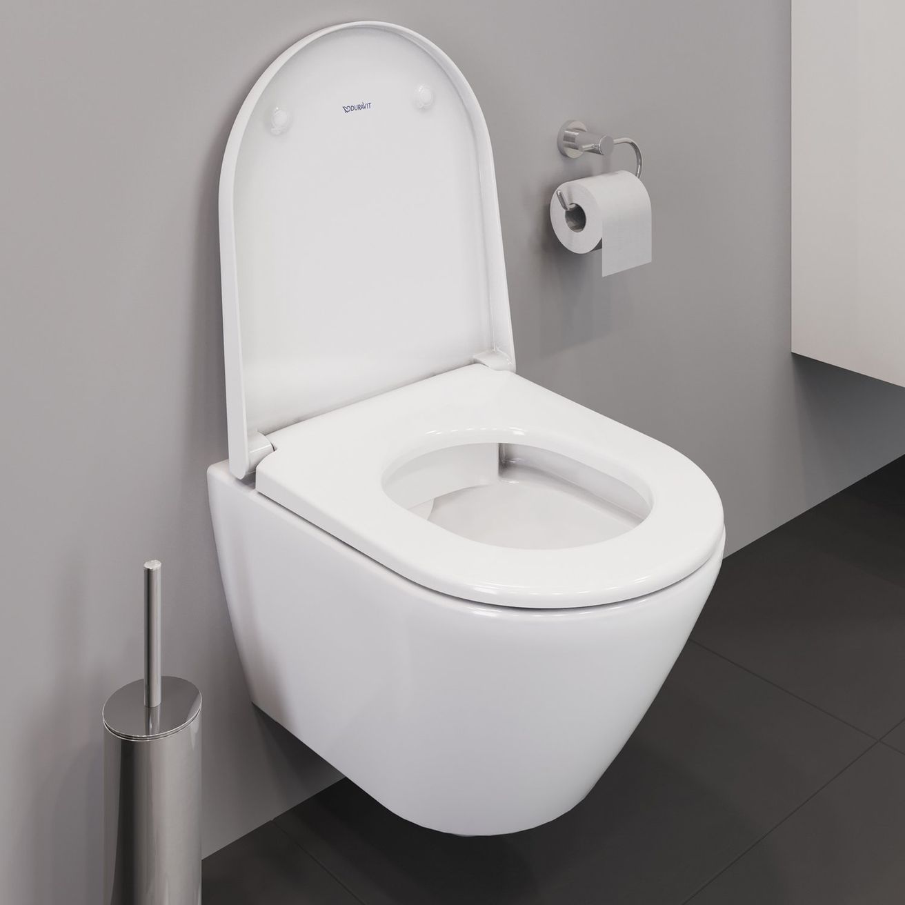 Duravit D-Neo Závesné WC so sedátkom, Rimless, biele 45880900A1 - galéria #5