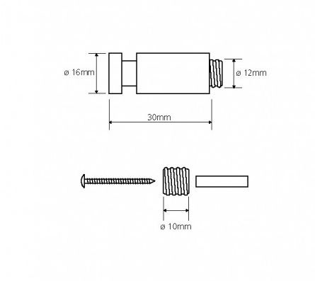 Bemeta Neo Hanger rovný 3 cm 104506095 - galéria #1