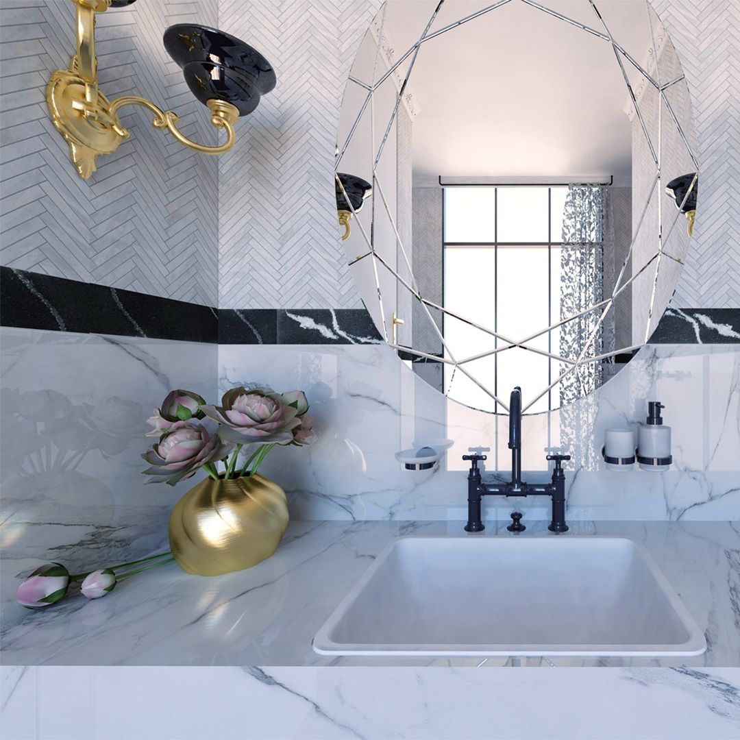 Bemeta Hematitový držiak na kefky zo skla 159110012 - galéria #2