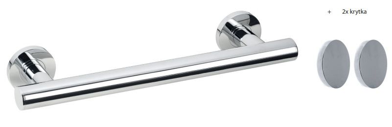 Bemeta Odnímateľné madlo 45 cm s krytom, chróm 301507862 - galéria #1