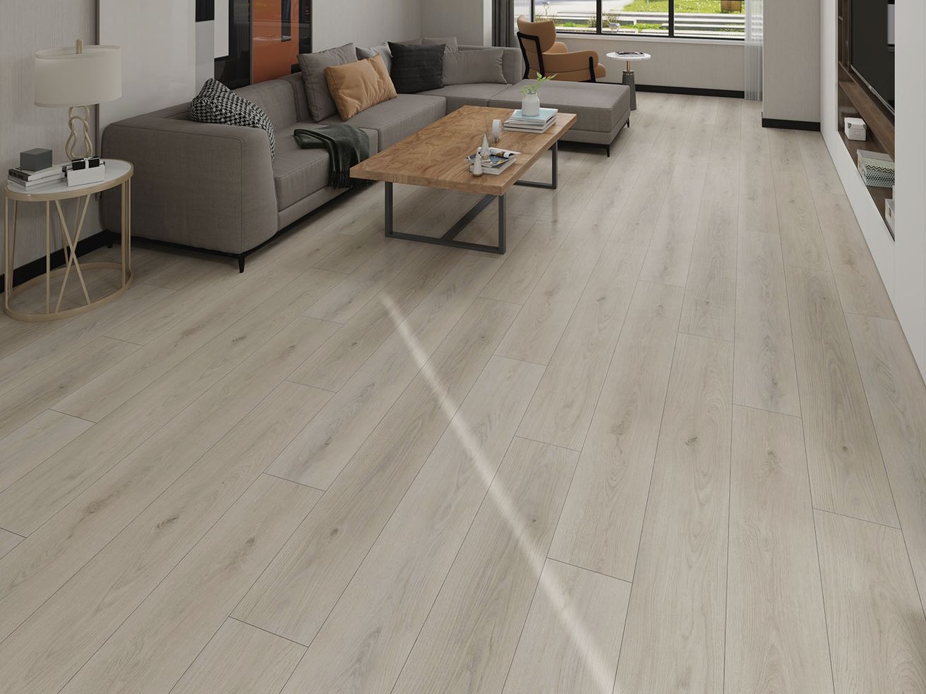 EBS Vinwood+ vinylová podlaha 18,3x122 arctic, systém click - galéria #1