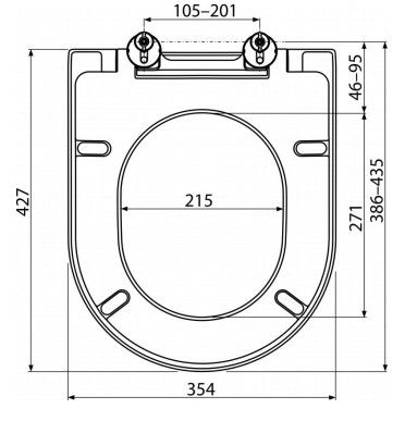Alcadrain Záchodová doska Softclose, duroplast A674S - galéria #2