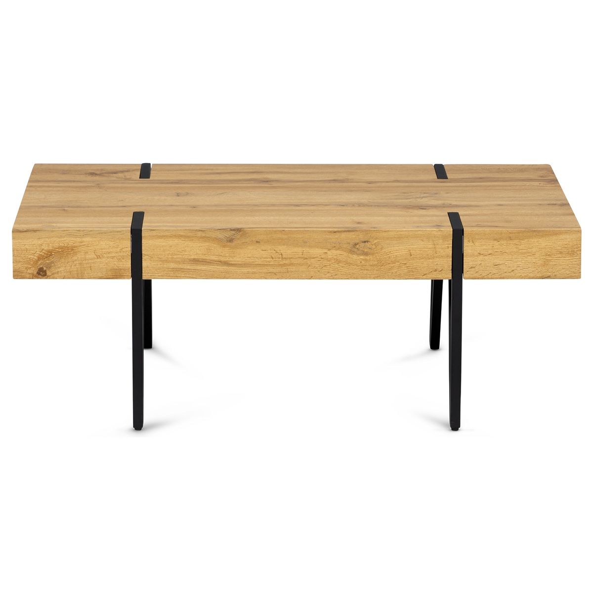 Autronic Fado AHG-233OAK Konferenčný stolík 110x60cm, divoký dub - galéria #1